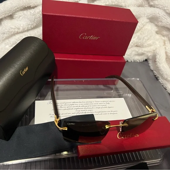Authentic Cartier glasses (brand new never worn)